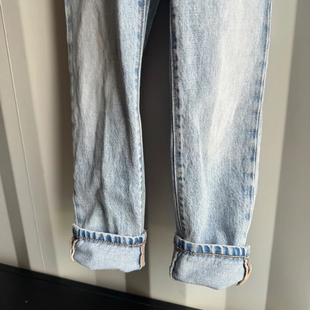 Old Navy Denim Overalls Kids Size M 8 Light Wash Blue 90s Aesthetic Streetwear